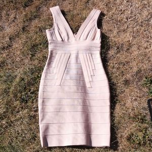 Cream Bandage Dress S